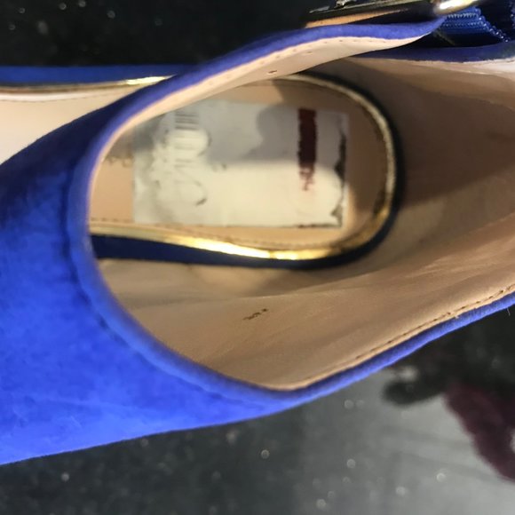 Cobalt Blue Jessica Simpson Heels - Picture 5 of 14